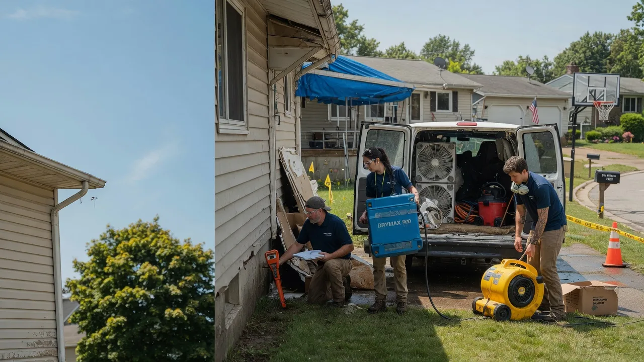 Ceiling Leak Cleanup in Salineville, OH near me